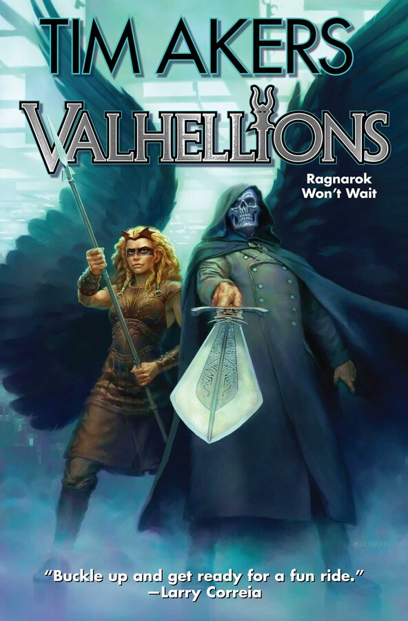 Also from Tim Akers this month, we have his second #KnightsWatch urban fantasy, VALHELLIONS! Join  John Rast as he fights Nazis and necromancers, and plays fetch with Fenrir in his latest adventure that will take him to hel and back - literally!
baen.com/valhellions.ht…