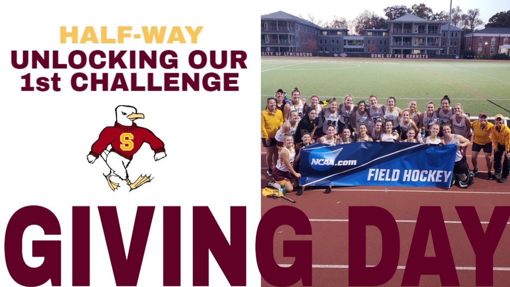 We are HALF-WAY to unlocking our FIRST challenge gift!! #GoGulls #SUFH