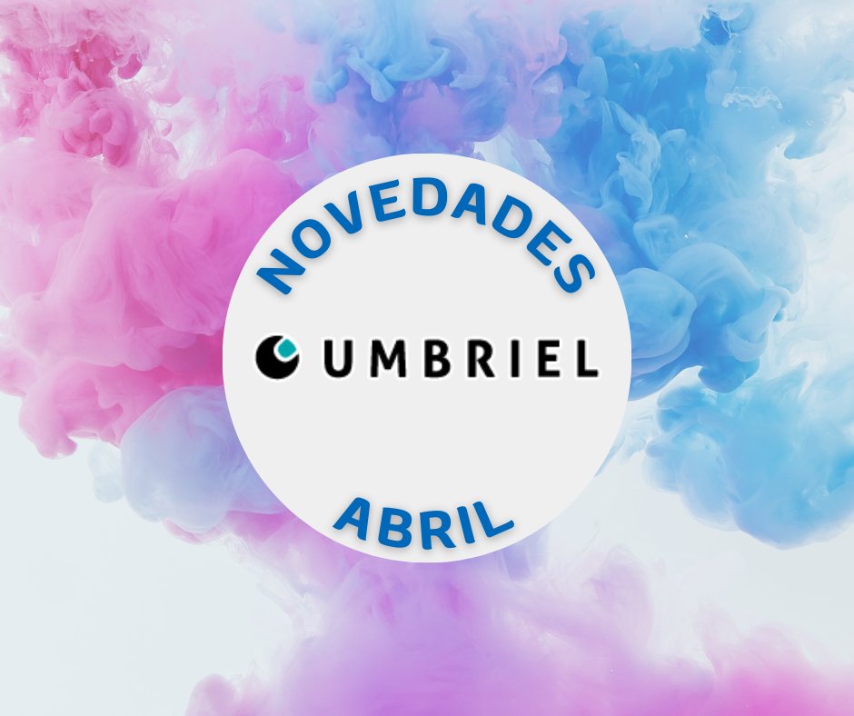 umbrieleditores's tweet photo. 🧵¡HILO DE NOVEDADES DE ABRIL!🧵

Estas son las #NovedadesUmbriel de este mes.🥳 https://t.co/0l2J4zpWUO