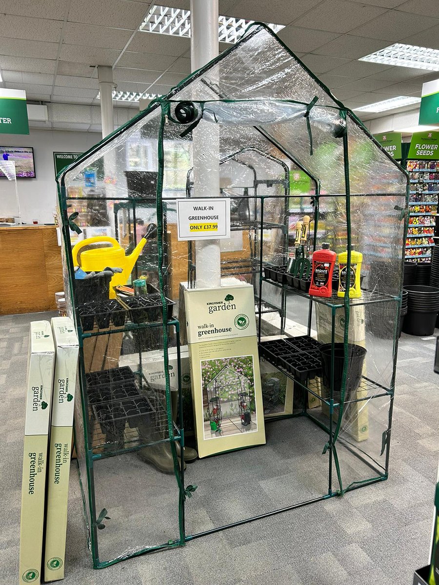 LBSTradeCentre's tweet photo. Thinking of growing your own fruit, vegetables and flowers this season? Why not visit the shop and pick up one of our fantastic, easy-to-assemble walk-in or 4 tier greenhouses?

🍅🌶️🌺🌼
 #greenhouse #seedstarting #propagation #forsale#colne https://t.co/SeM9IbKd7t