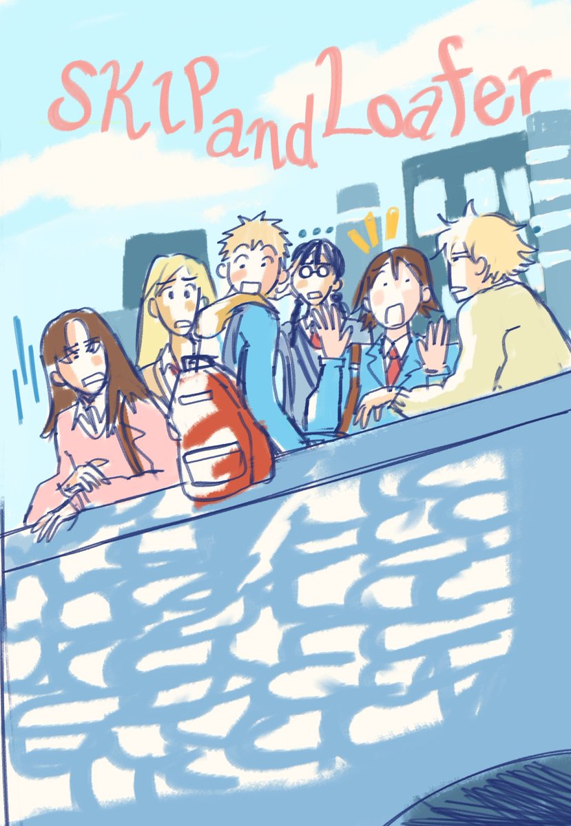 yuquitaz's tweet photo. HAPPY ANIME RELEASE DAY EVERYONE!!! #skipandloafer https://t.co/nm0HZzDmZS