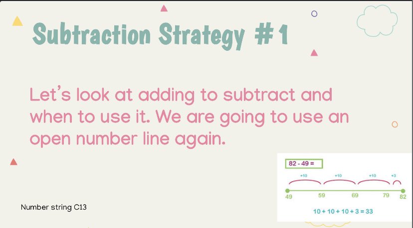 annecmurph's tweet photo. I began the day going over some mental math strategies in junior. We can’t assume students have consolidated these strategies by a certain grade. Wrapped up with a Knowledgehook game show to check in on understanding. @AnthonyBrampton @DP_math #dpmathleads #numberstrings https://t.co/fDt2vkCKx7
