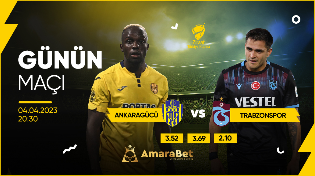 🎁Günün Maçı🎁 

➡️Ankaragücü - Trabzonspor ⬅️
⏳Saat : 20:30 - 04.04.2023⏳

🎁Birbirinden özel promosyonlar ve en yüksek oranlar için; linktr.ee/amarabet ✅