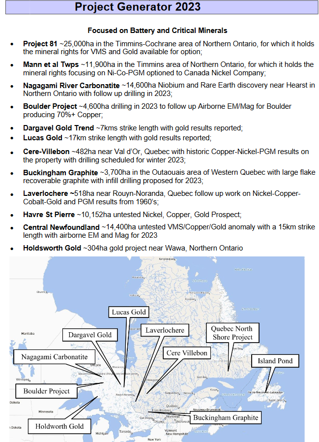 NobleMineral's tweet photo. Noble Mineral holds approximately 90,000ha of mineral rights in various areas of Northern #Ontario, #Quebec and #Newfoundland upon which it plans to generate joint venture exploration programs

$NOB.V #CriticalMinerals #ProjectGenerator 

 https://t.co/t5tTXnCiqU https://t.co/6BNc6ra0mo