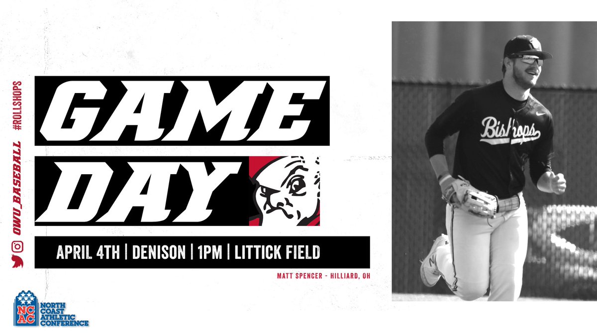 OWU_Baseball's tweet photo. Gameday vs Denison - 1PM

Stream: https://t.co/6hOCWAgteG 

#RollShops https://t.co/LiZWEgB6tT