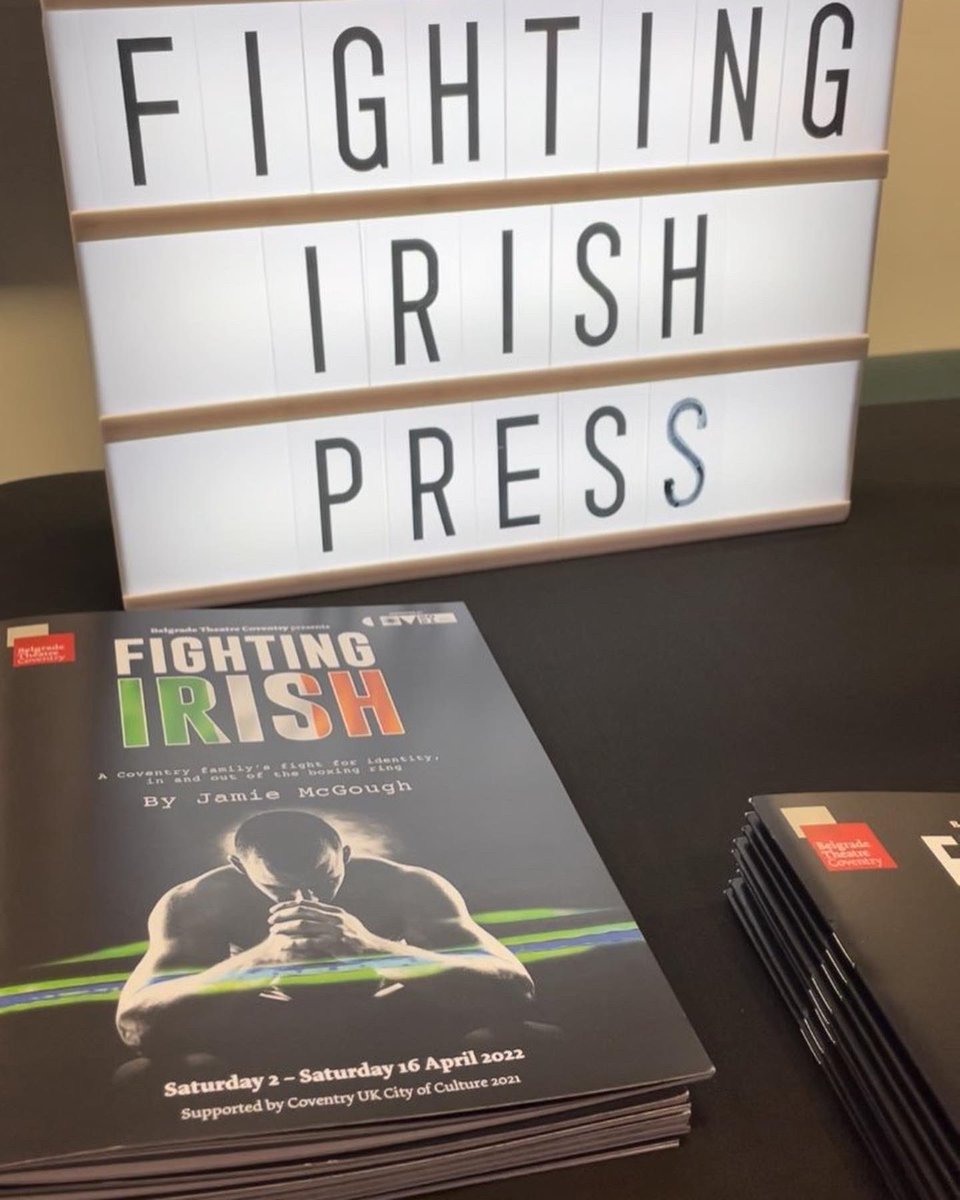 FightingIrishCo's tweet photo. A year since the Fighting Irish press night 😲🇮🇪An unforgettable time of our lives and plenty more projects coming up 😊It also brings back memories of the brilliant support and nights that were had over those few weeks, thank you everyone ❤️ https://t.co/qcKxyRgfJI