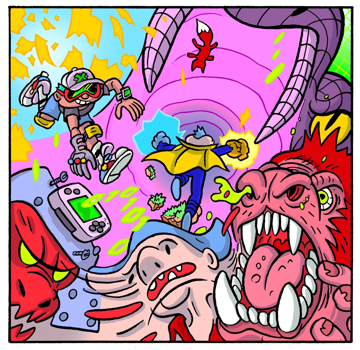 Starting off the day thinking about DMX Comics. Great art by Ulises Farinas #NftGame