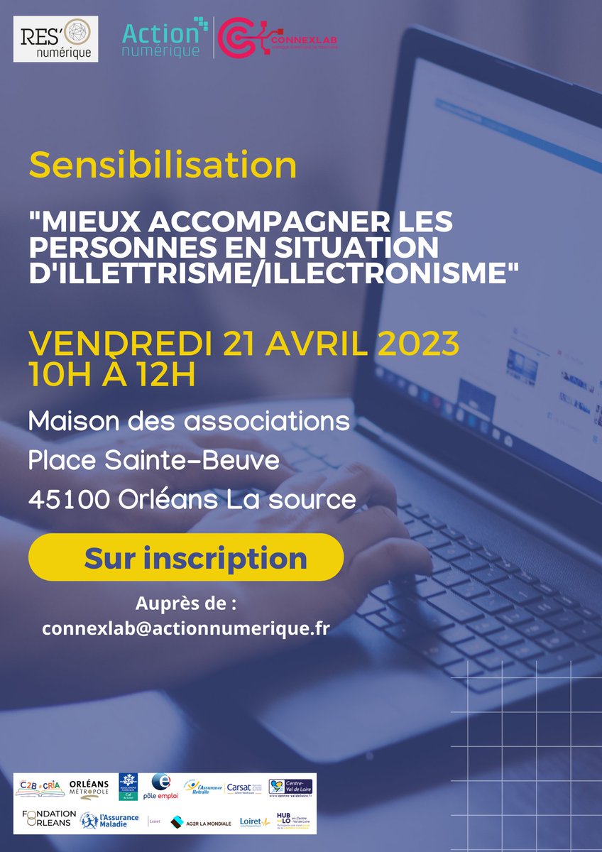 📅 En partenariat avec le connexlab/Action numérique, une animation de sensibilisation organisée par le Rés'O.
Inscrivez-vous auprès du connexlab.