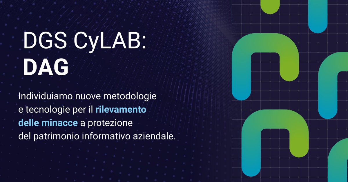dgs_group's tweet photo. Per ridurre la superficie di attacco e la probabilità di una #violazione dei dati, nel nostro laboratorio di #CyberSecurity (CyLAB) #DAG, individuiamo nuove tecnologie per mitigare i rischi relativi ai dati aziendali sensibili. Leggi qui 👉 https://t.co/psaggqMiEC
#CyLABs https://t.co/RWhQsv4nsE