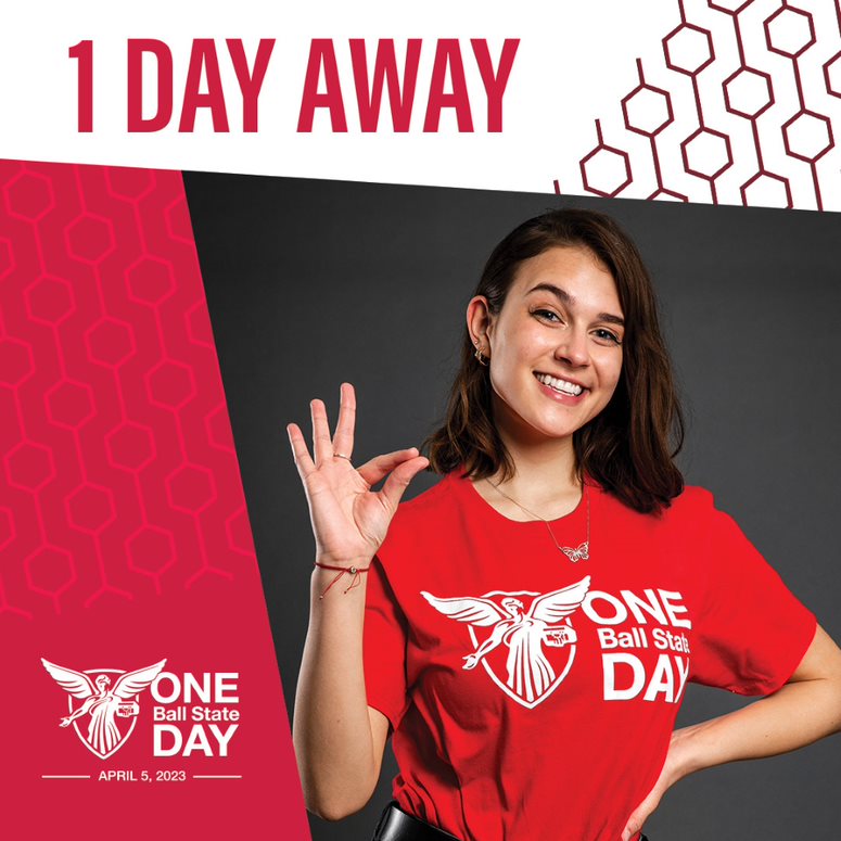 BSULegalStudies's tweet photo. Tomorrow.  #OneBallState Day.  Join us! #teamlegalstudies #wefly https://t.co/RBmsaUEVou