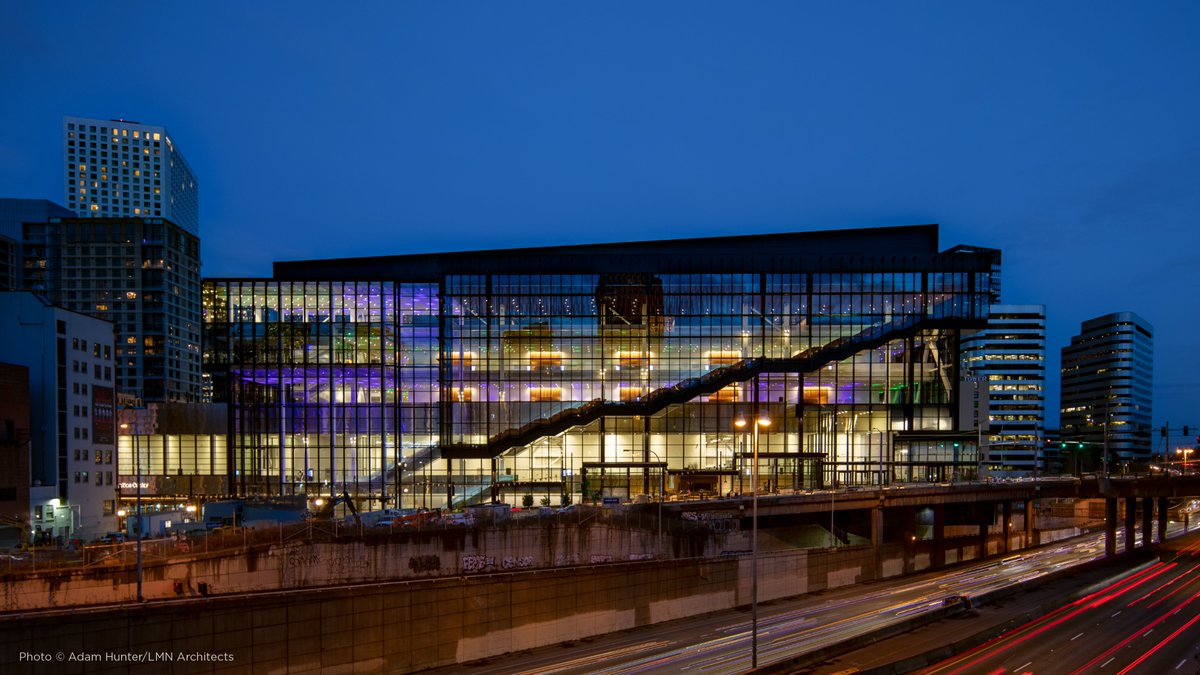Looking to double its capacity, the <a href="/SeaConvCenter/">Seattle Convention Center</a>  adds 573,770 sqft of event space with the addition of the Summit. This 14-story facility sits at the crossroads of many of Seattle’s most iconic neighborhoods. Learn more at enclos.com/project/seattl…