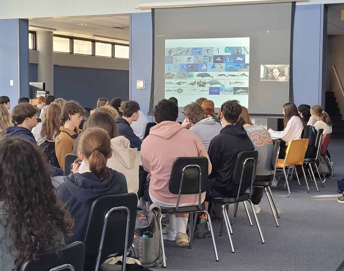 Thank you, Dr. Kat Owens <a href="/KO_InsectWrtr/">Katharine Owens, PhD</a>, for your informative presentation to our students on your impressive work to raise awareness and encourage policy re climate change! #wiltonwayct