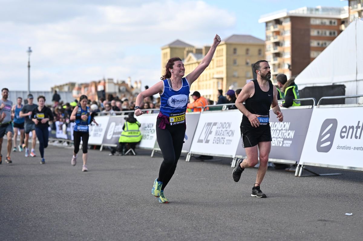 hunta223's tweet photo. 48hrs since I crossed the finish line of Brighton Marathon! So far I’ve raised £1850 for @MindCharity and I’m beyond proud to have done this for such a great cause and in memory of such an amazing person! Coral this was for you 💙💙 #BrightonMarathonWeekend #mentalhealth https://t.co/uAnxdo1kTX