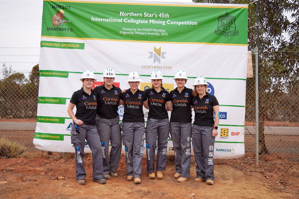 CambSchMines's tweet photo. Our students at the International Mining Games⚒️
Our Women's team came 2nd overall, while the Men's team secured 1st place in surveying and 3rd in hand muck!
We're proud of their hard work and dedication to keeping "old-fashioned" mining techniques alive. Great job team🏆#csmimg https://t.co/owGqeOAYS3