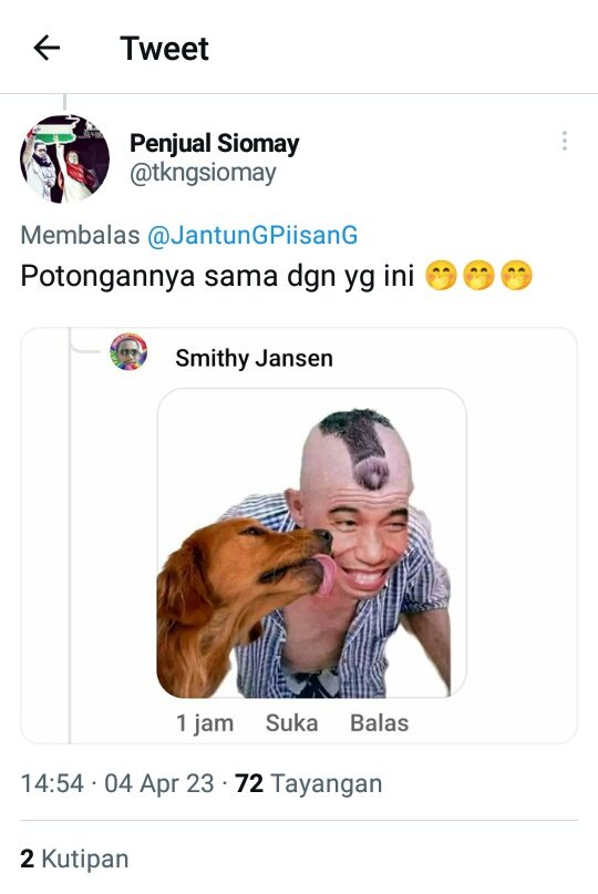 NMS_AmpelDenta's tweet photo. Salam Pak @ListyoSigitP .

Untuk yang kesekian kalinya saya tag akun @DivHumas_Polri @CCICPolri melaporkan tindakan penghinaan pada lambang Negara yang di lakukan pemilik akun @tkngsiomay .

Mohon bila memang polisi siber masih ada buktikan tindakannya tuk mengamankan pelaku. https://t.co/jMIJGho23c