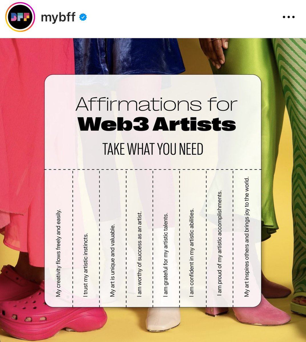 Gm! Thanks for the morning inspo <a href="/MyBFF/">BFF 🌈</a>