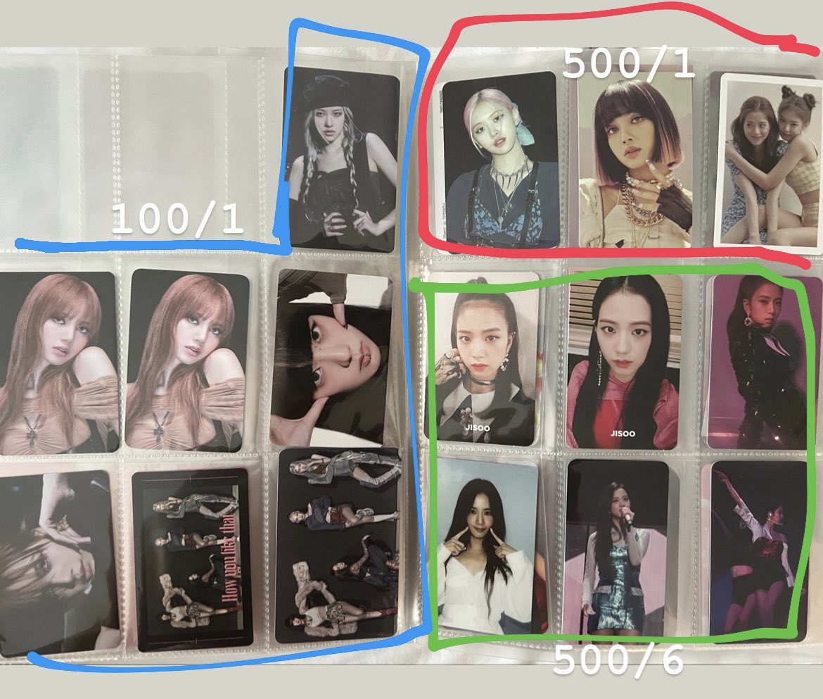 wts 
เฉพาะ เหมาทุกใบ 2000บ. รส.
กรอบแดงใบละ 500บ. ใบต่อไปลดใบละ100บ.
กรอบเขียว6ใบ 500บ.
กรอบน้ำเงินใบละ 100บ.

rosé,lisa 4+1 limited photobook
jennie jisoo welcoming2020

ค่าส่งสำหรับสั่งแยก 40บ.
ส่งของพรุ่งนี้เช้า
กดเฟบหรือฟอลก่อนเดม*  

#ตลาดนัดblackpink #ตลาดนัดบพ