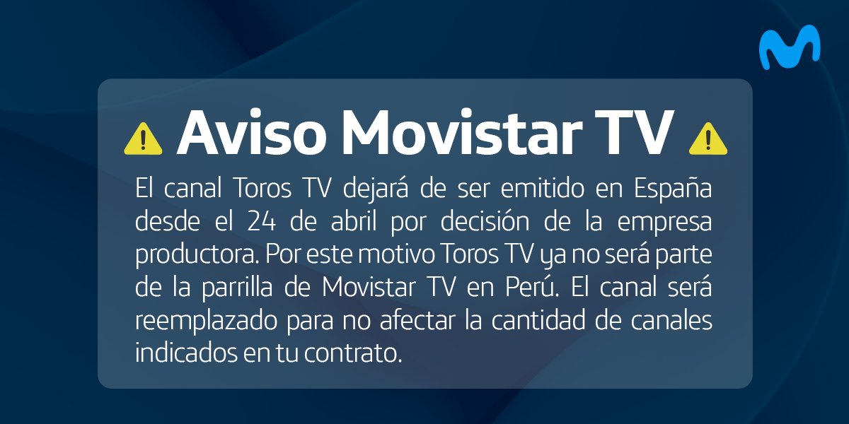 Movistar Perú tweet media