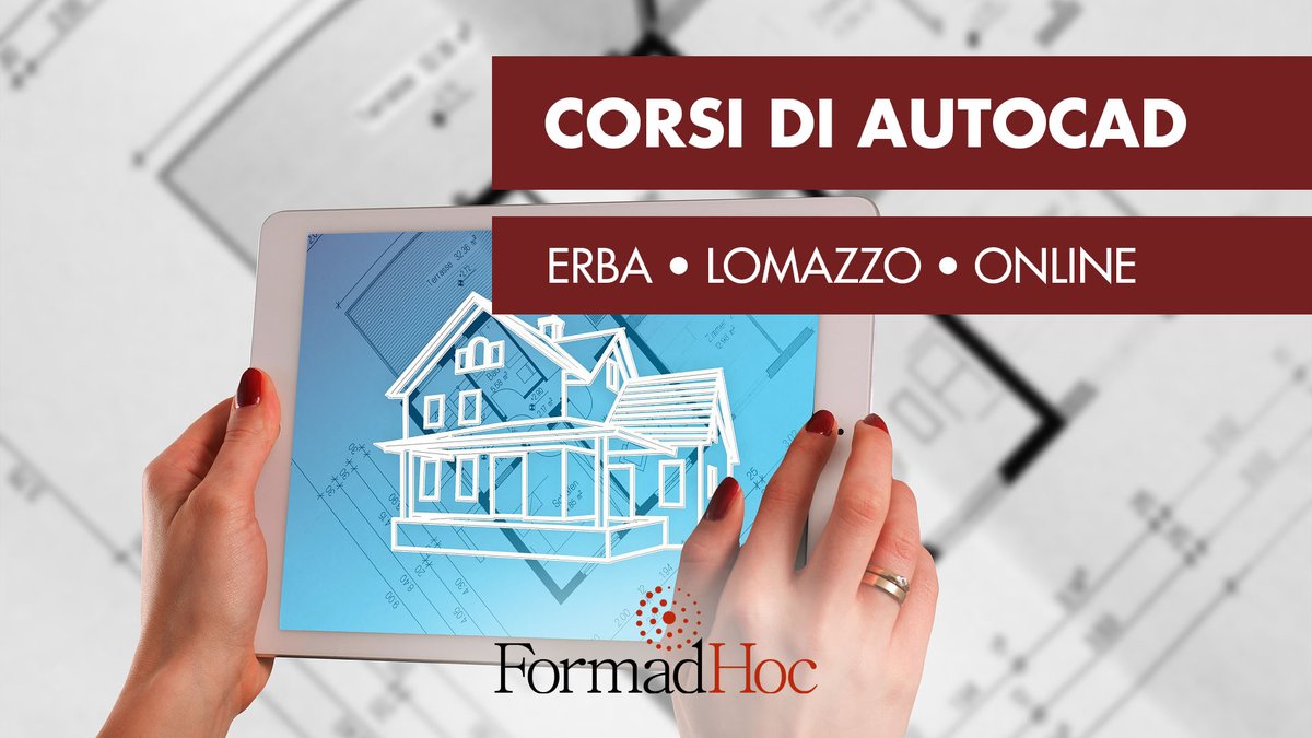 FormadHoc's tweet image. I nostri corsi collettivi di AutoCAD sono in partenza nelle sedi di Erba, Lomazzo e online: bit.ly/corsi-autocad

#AutoCAD #CAD2D #CAD3D #CorsiCAD #CorsiAutoCAD #ProgettazioneCAD