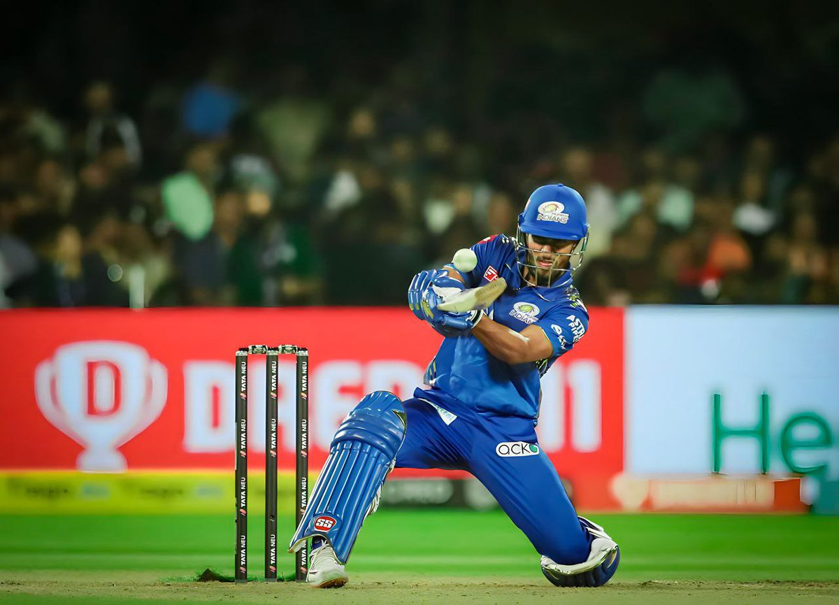MIFansArmy's tweet photo. Mumbai Indians: where legends are born and champions are made. 

@TilakV9 @mipaltan #OneFamily https://t.co/6e8bet6nT3
