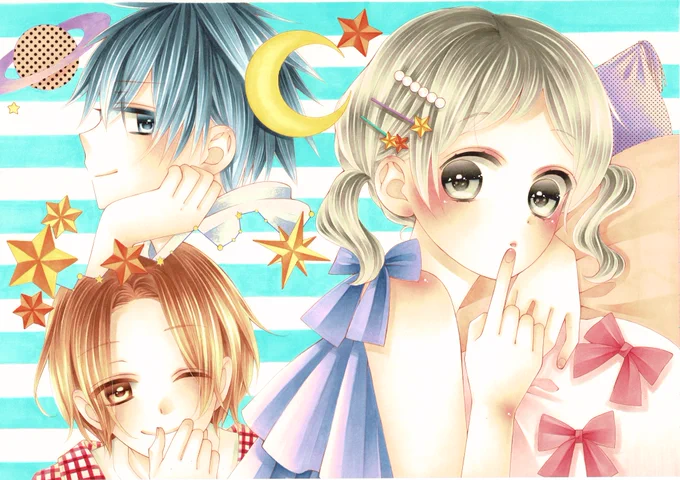 深夜のお知らせに反応いただきありがとうございました✨
昨日は時間も過ぎちゃってたので、今日は先日スキャンしたカラー原稿もつけました 笑
これもとっても気に入ってるカラーです☺️
そして4巻コミックス作業も無事終わりました
やったー😂
今回は色々盛り沢山な巻になってます
お楽しみに!!🦁🌙 