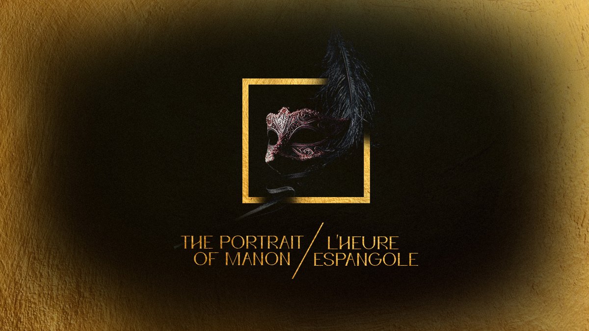 🌟 THE PORTRAIT OF MANON/L’HEURE ESPAGNOLE 🌟 
📆 22-26 August
Presented by @OperaAlegria. Love can be longed for, but is too quickly lost. Love is examined from all angles - regretful heartache at what has been, and frustrated desire at what could be.
🎟️arcolatheatre.com/whats-on/the-p…