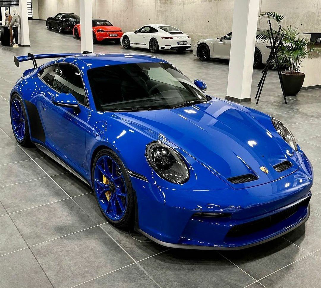 Porsche Club on Twitter "PainttoSample Nogaro Blue 992 GT3"