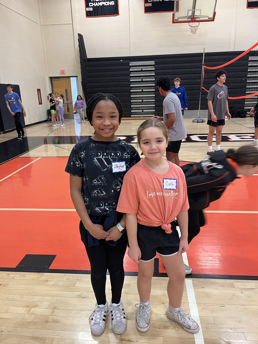 Had a great time a great over the weekend at our first ever youth volleyball clinic! Go Tigers!#growingthegame
