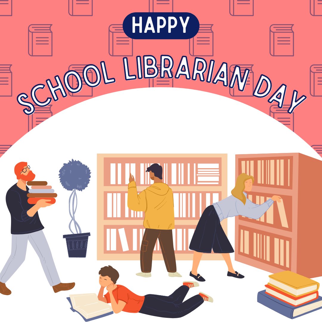 To our amazing, awesome, and incredible school librarians- Happy #NationalSchoolLibrarianDay !