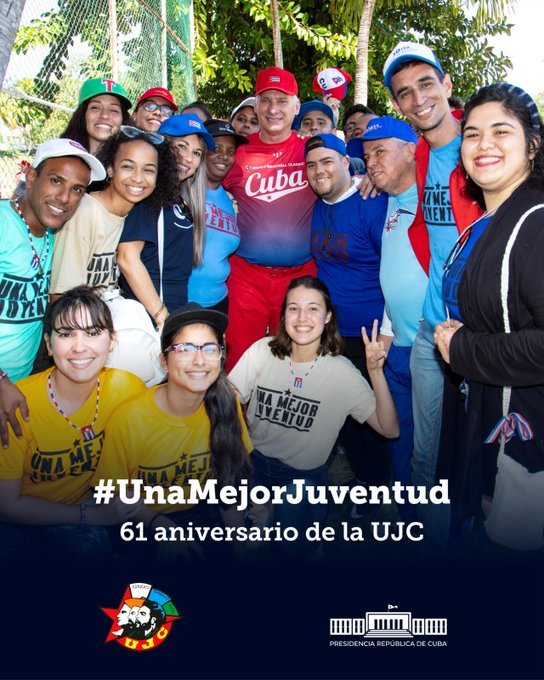 ¡Cuán hermosa generación la de los jóvenes activos!         José Martí #MejorEsPosible #UnaMejorJuventud #SanctiSpiritusEnMarcha <a href="/DeivyPrezMartn1/">Deivy Pérez Martín</a> <a href="/JulioLu36970211/">Julio Luis</a> <a href="/MEspirituana/">@MariposaEspirituana</a> <a href="/KelvisManuel93/">KelvisManuel</a> <a href="/isbelreina1979/">Isbel Reina Cuba</a> <a href="/lopez83leon/">Yosvel Lopez</a> <a href="/Idalsy4/">Idalsy</a> <a href="/Dailany2011/">Dailany González Medina</a> <a href="/AlvarezMayubi/">Mayubi Alvarez</a> <a href="/YeroMendoza/">Loreta Yero Mendoza</a>