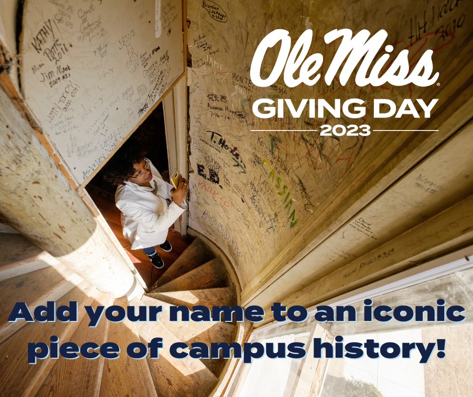 Today is the day! Your gift helps support students, faculty, and innovation in our department and across campus. Visit the link in our bio to donate! To make sure your gift goes to the History Department, select our name under 'Fund Designation.' #OleMissGivingDay