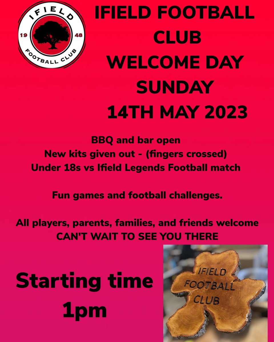 Afternoon all 😄 

Super excited for all the new things we have coming this year! 
To start off the year strong we believe a group/team get together is essential, especially with the warmer weather on its way 🥳
If you could all attend it would be amazing 😀