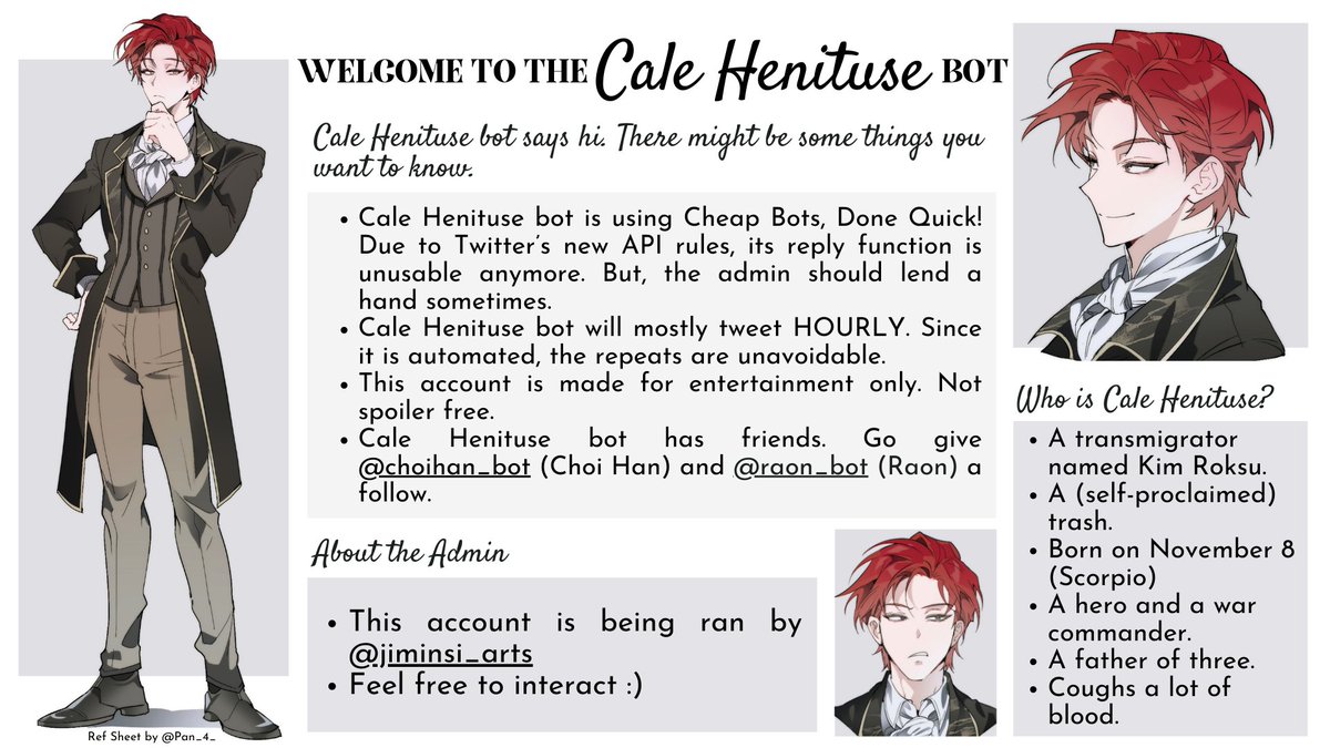 Cale Henituse (@cale_bot) / X