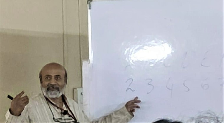 TEACHERS AS PEDAGOGICAL LEADERS A Faculty Development Program A Session on Maths Through Activities by Dr. VSS Sastry who is a Science Maths Communicator, Science Writer Translator, modeller and origamian.