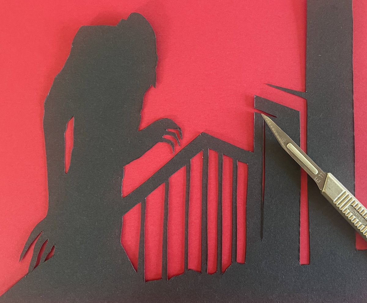 Taking a quick stab at papercutting! MONTHTA!