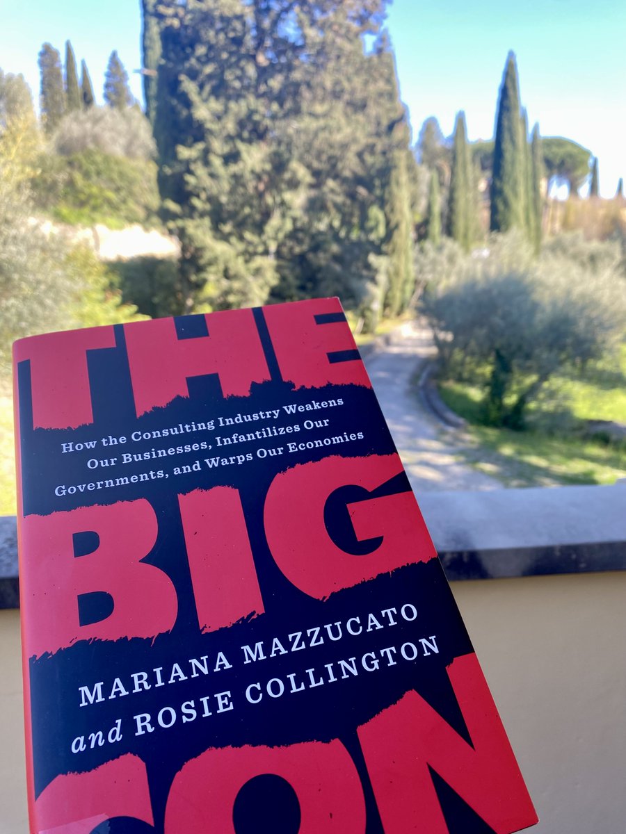 fmushoevel's tweet photo. Very excited we are hosting @RosieCollingto  presenting her new book with @MazzucatoM 'The Big Con' tomorrow, 17:00, @EUI_Schuman.

Join us if you'd like to learn more about the interplay of the consulting industry, governments and private businesses 👉 https://t.co/iXvU18ttH5 https://t.co/Zj8fgYMlCE