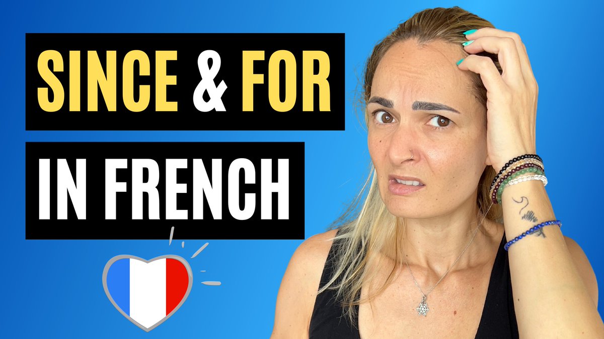 LearnFRwithLex's tweet photo. Want to know how to say SINCE and FOR in French? Watch my newest video, I explain how to use POUR PENDANT and DEPUIS: https://t.co/1uRisXeCvl #learnfrench #frenchforbeginners #frenchlanguage #frenchteacher https://t.co/YD76DTMwNp