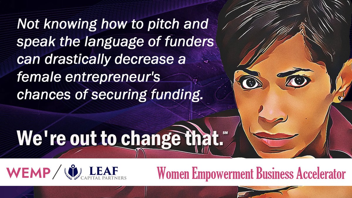 WempToken's tweet photo. Merriam-Webster defines accelerate (verb) as, “to hasten the progress or development of”

#WEMP and #LeafCapitalPartners are out to accelerate 🚀 #Woman owned businesses through capital, networking, and mentorship resources! Apply today at https://t.co/JAtwanUa7U https://t.co/0wCaMhzyao