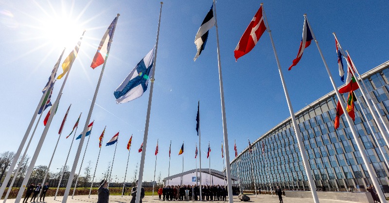NATO's tweet photo. ❝Finland is safer and NATO is stronger with Finland as an Ally.❞

— Secretary General @jensstoltenberg