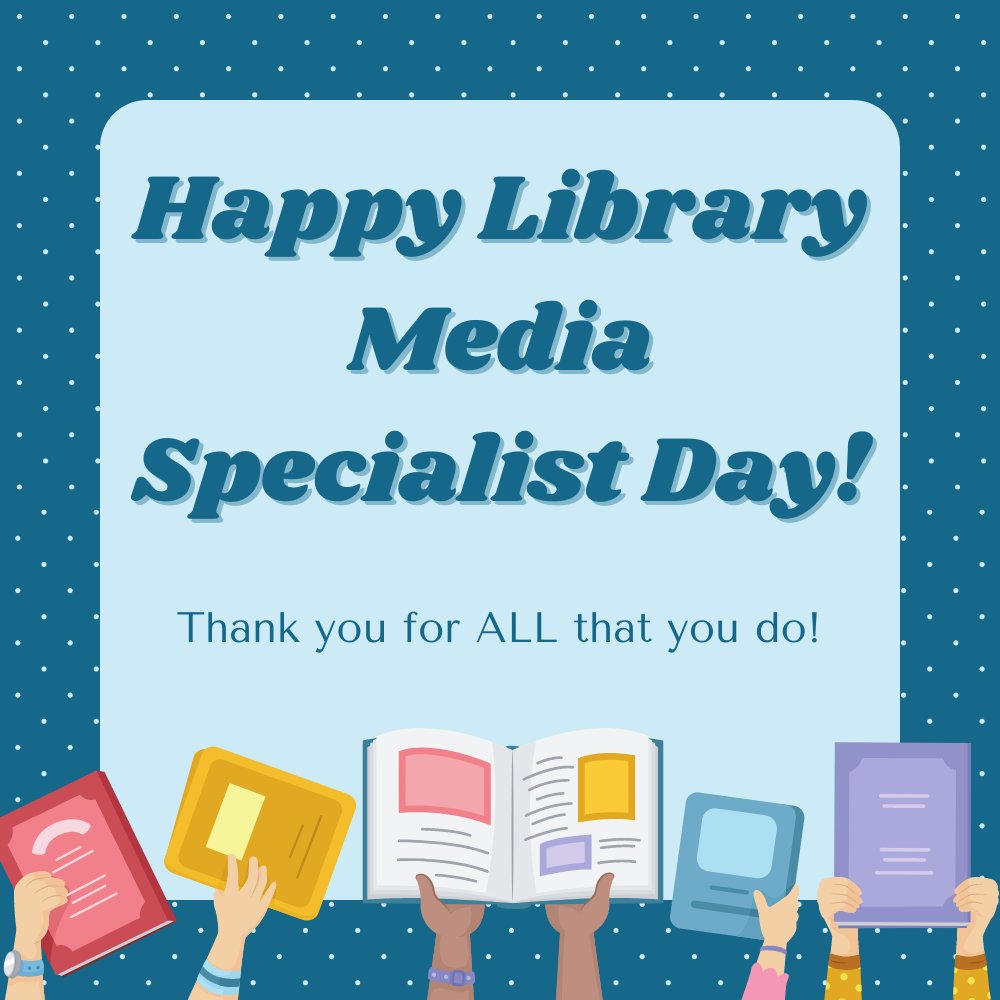 Happy National School Librarian and Media Specialist Day to our amazing team here in Humble ISD!  Thank you all for all that you do!