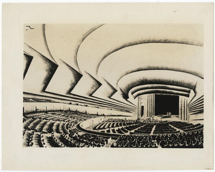 He was also interested in architecture, and made a submission to the 1931 competition to design the 