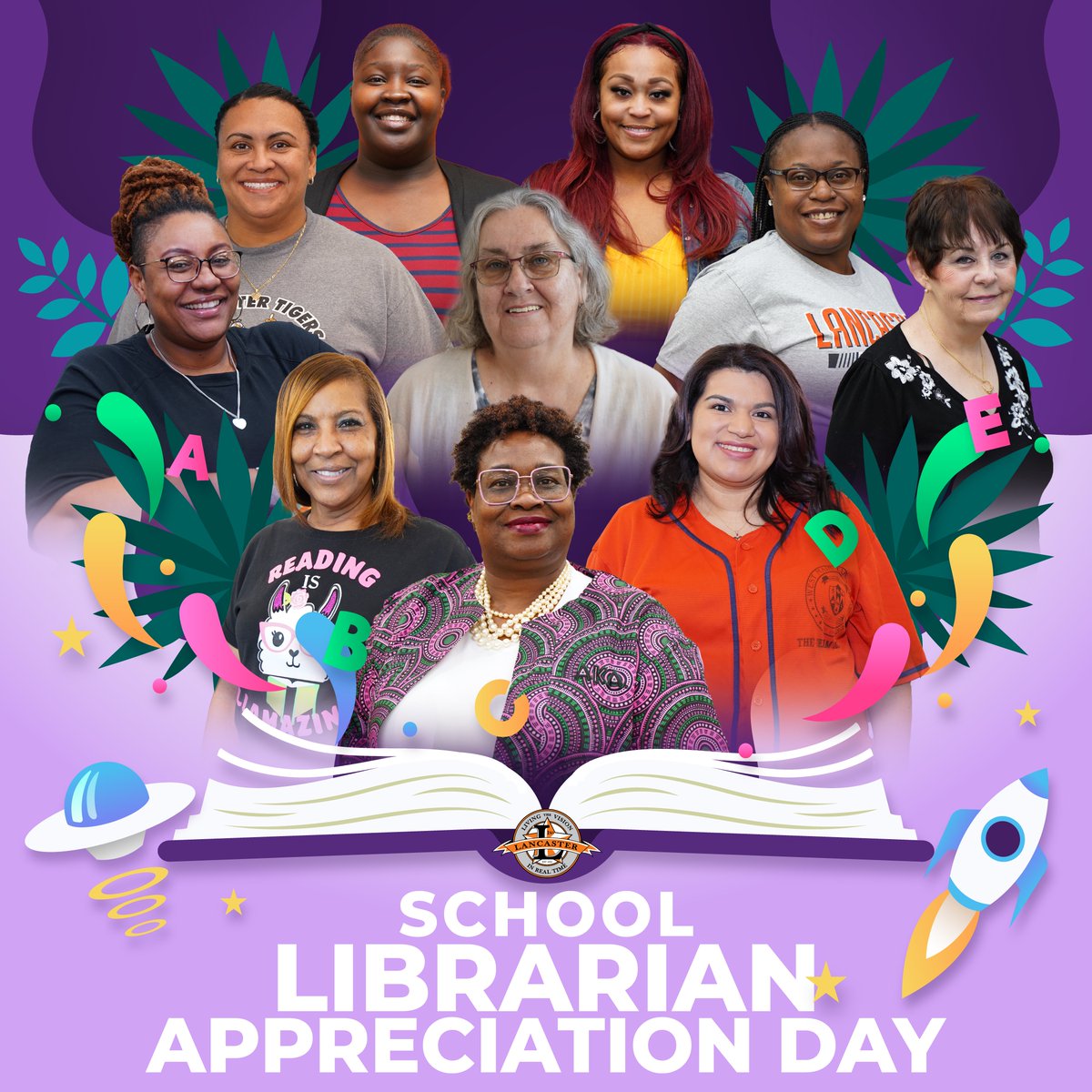 Today is #SchoolLibrarianAppreciationDay! School librarians are essential for student success. They work to connect students with resources and encourage their love of reading. Thank you to all Lancaster ISD librarians! Be sure to thank a librarian today! #TigerUp