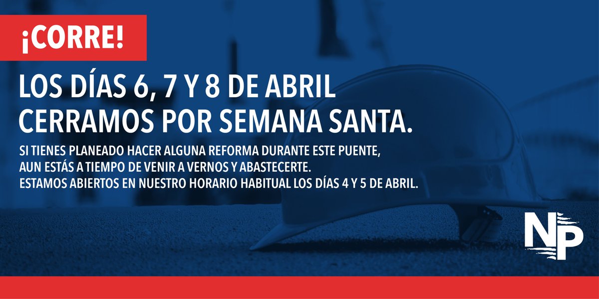 ¡Corre! 
Aun estás a tiempo de abastecerte para el puente. 
Hoy abrimos hasta las 18:30, y mañana también en nuestro horario habitual.