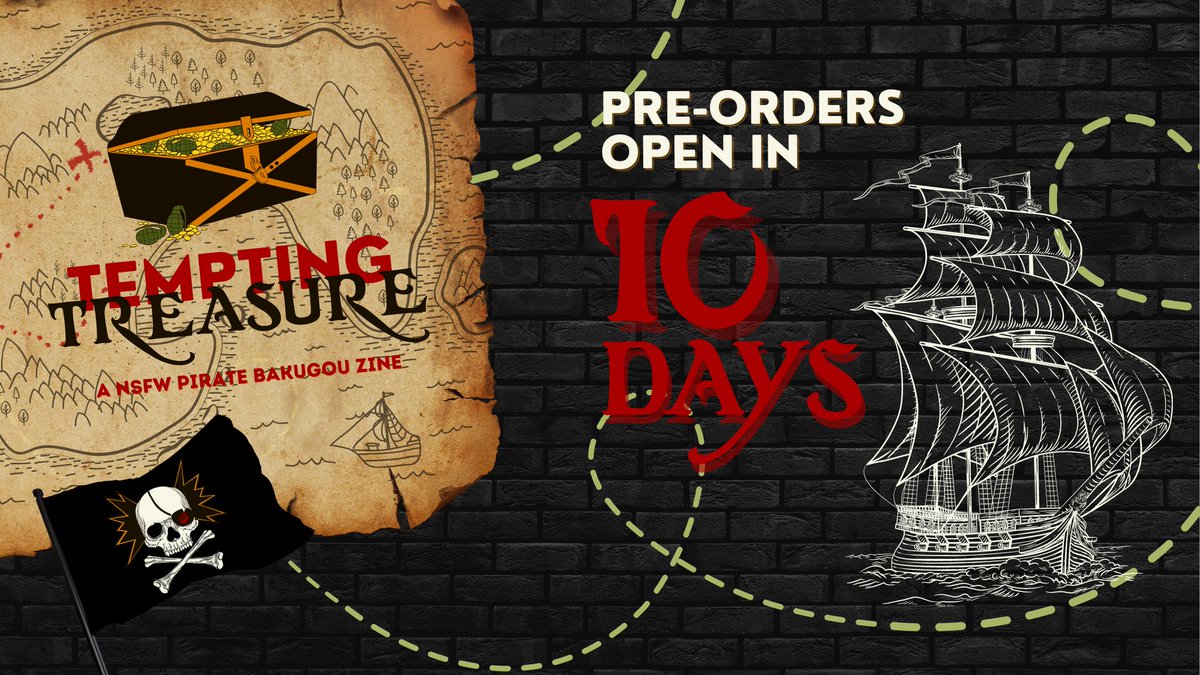 ⏳ There arrr' but 10 days til pre-orders open!  

We can't wait to show you what's in our treasure chest!😏