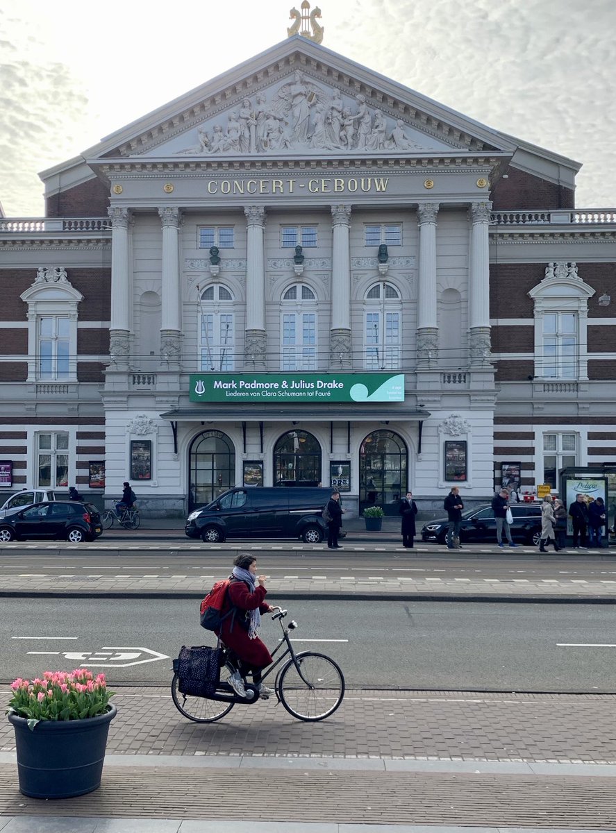 Name in lights or what? ⁦@Concertgebouw⁩ ⁦@MarkPadmore⁩   #schumann #claraschumann #rebeccaclarke #britten #hahn #fauré #amsterdam