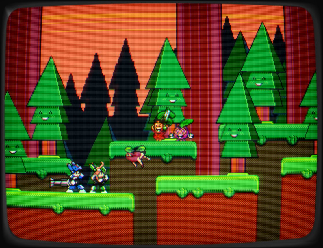 Hello everyone, or rather, 'Tally-ho'! To celebrate the release of our friend <a href="/White_vault/">WhiteVaultStudio</a>'s Adventures of the Carrot Captain, <a href="/thenoblestlemon/">[noblelemon]</a> made this nice mock-up! 

Congrats on the release! Go follow WhiteVault!

Bonus CRT view included! 📺🥕
#pixelart #gamedev #indiegame