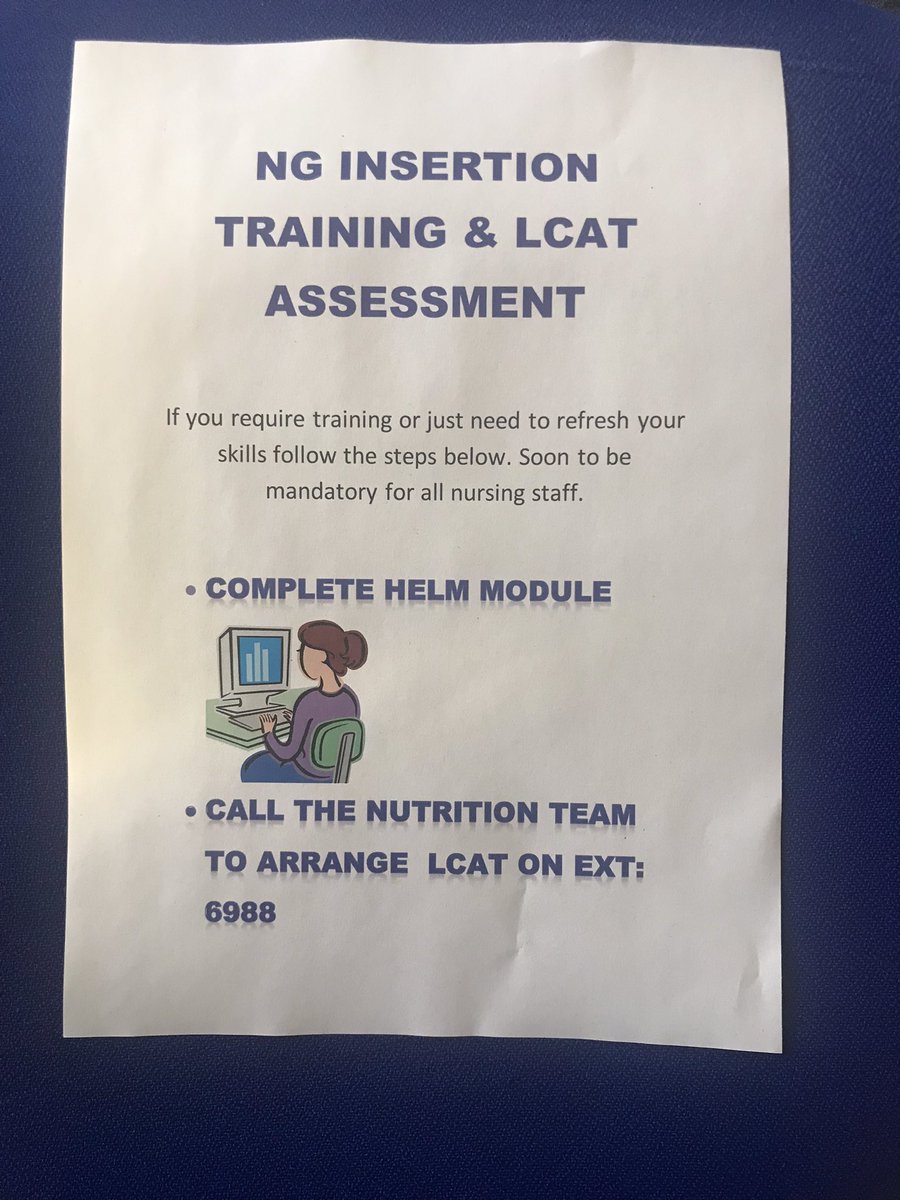 Keeping patients fed and hydrated. Call the NSN for training and assessment <a href="/UHL_DIETITIANS/">UHLDIETITIANS 🌈🌈</a> <a href="/LeicesterNRU/">Leicester NRU</a> <a href="/Ward43L/">GastroWard43LRI</a> <a href="/Ward42LRI/">Gastro Ward 42 LRI</a> <a href="/ward33LR/">Ward 33 LRI</a>