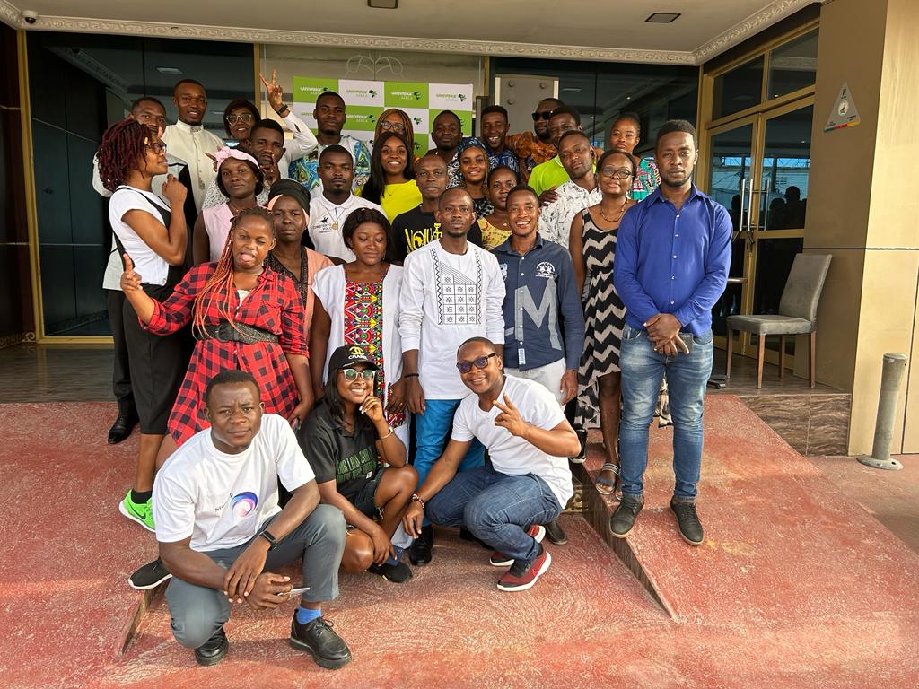 HermannFondjo's tweet photo. It was a pleasure to represent the digital team of Greenpeace Cameroon Volunteers during the re-launch tour in the cities of Buea and Douala.

@Greenpeaceafric @Greenpeacecmr @ngumabi @AshuAndoh https://t.co/OPLqhMrLaG