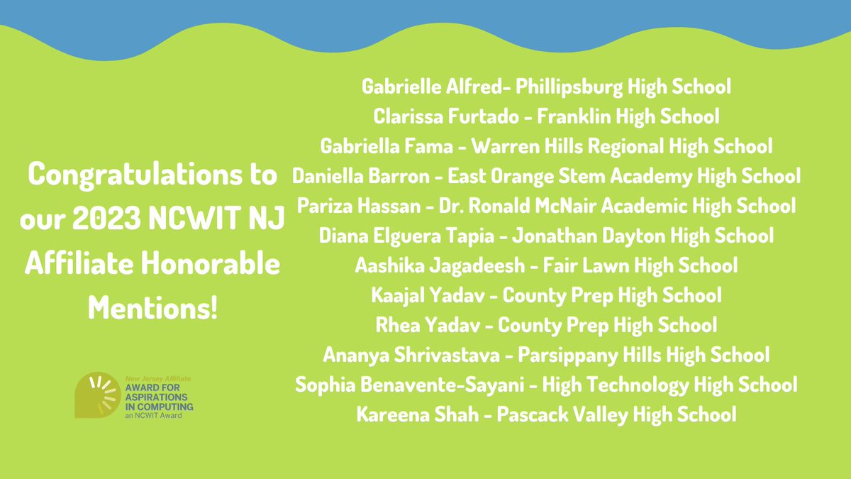 New Jersey Affiliate of NCWIT tweet media
