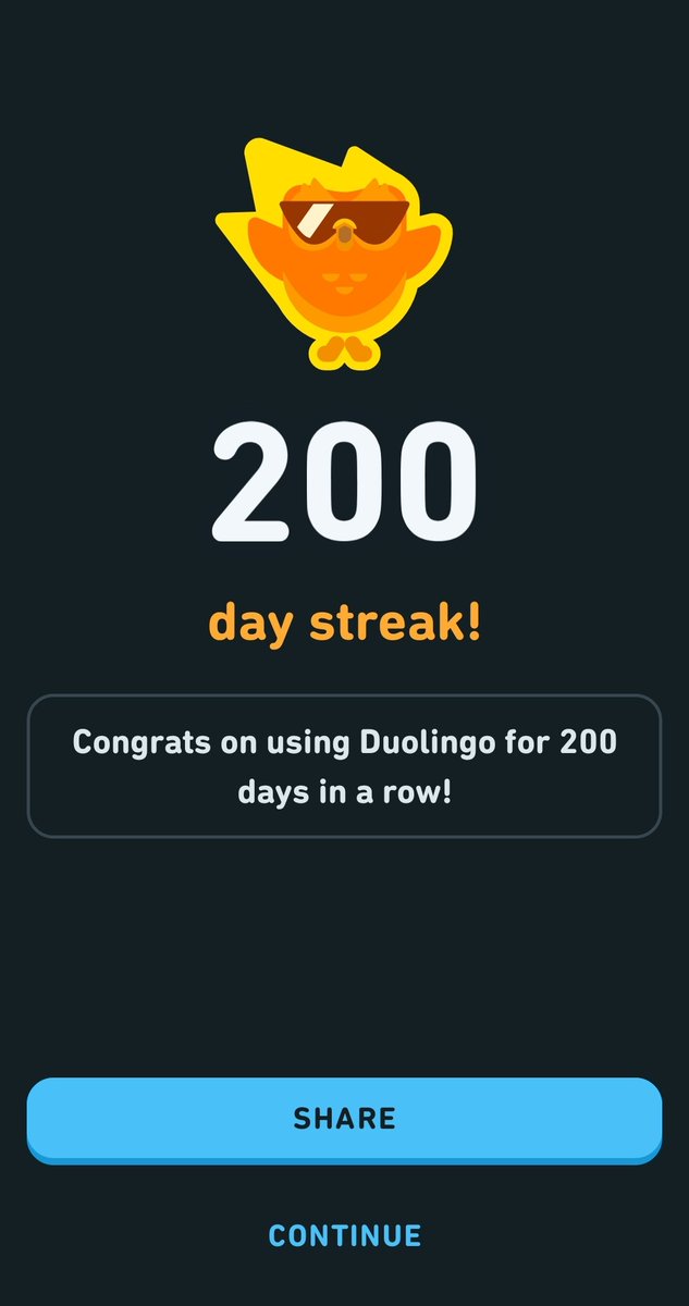TechieTeee's tweet image. Just achieved a 200 day streak on @duolingo for Japanese
#Duolingo #LearningLanguage #Japan #Japanese